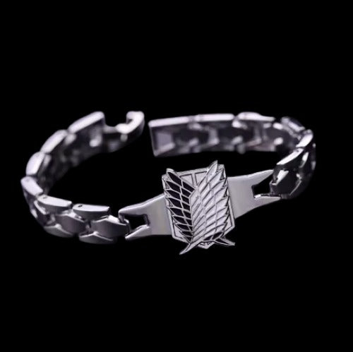 Attack on Titan Scout Regiment Bracelet - Stylish Anime Jewelry | Anime Accessory Store