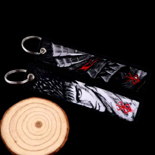 Berserk Keychain Embroidery - Unique Anime Accessories | Anime Accessory Store