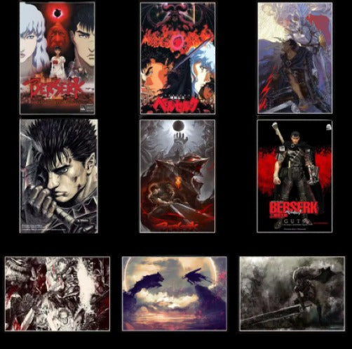 Berserk Posters - High-Quality Anime Wall Art for Fans | Anime Accessory Store